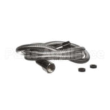 013E-72H T&S Brass Flexible Stainless Steel Hose, 72 Length