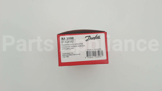 013G-8562 Danfoss Wallmtsensor&Dial 6'Cap Ra2000