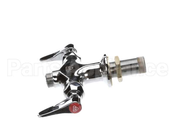 014207-40 T&S Brass Easy Install Base Faucet: Single Hole, D