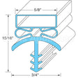 016545 Compatible Bally Door Gasket