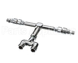 017212-40 T&S Brass Y Fitting & Vb Swivel Tee W/ (2) Vacuum