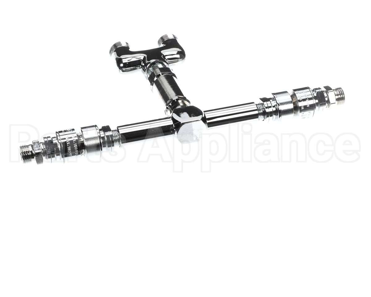 017212-40 T&S Brass Y Fitting & Vb Swivel Tee W/ (2) Vacuum