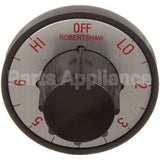 0177950 Compatible Seco Black Knob 2 D, Off-Low-2-6-Hi