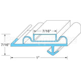 02-10090-0011 Compatible Anthony Door Gasket 28-3/4W X 70 L Od