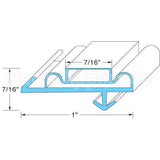 02-10090-0013 Compatible Anthony Door Gasket 28-3/4W X 76L Od