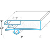 02-14160-2011 Compatible Midwest Appliance Parts Gasket, Ref (28-7/8" X 59 7/8")