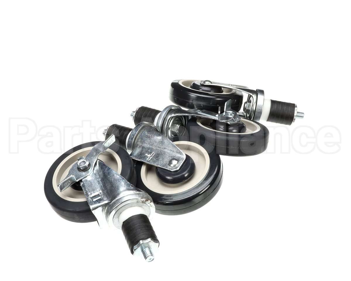 0250500 Town Food Service Casters Set Of 4 5 Dia. (2 W & 2 Wo B