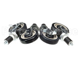 0250500 Town Food Service Casters Set Of 4 5 Dia. (2 W & 2 Wo B