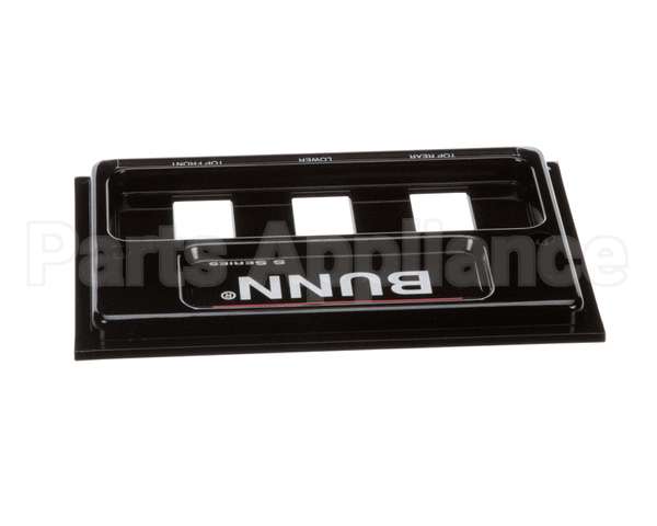 02610.0012 Bunn Front End Cap Assembly, Blk Pour-O