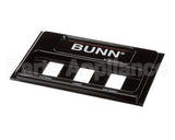 02610.0012 Bunn Front End Cap Assembly, Blk Pour-O