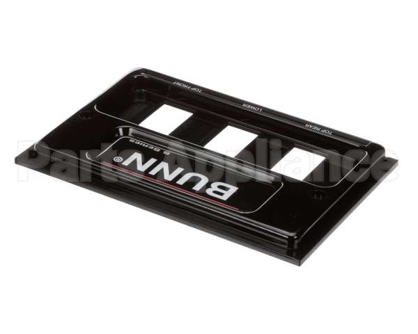 02610.0012 Bunn Front End Cap Assembly, Blk Pour-O