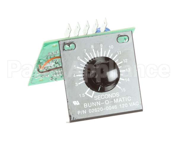 02620.1046 Bunn Control Board Assembly Timer 1M 120V 3B