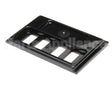 02625.0000 Bunn Front End Cap, 4-Hole Black