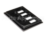 02625.0000 Bunn Front End Cap, 4-Hole Black