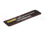 02763.0000 Bunn Decal,Caution-Hot Surf/Pourin