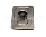 02770.0000 Bunn Lid Assembly, Sst W/Knob-Rect