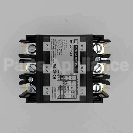 8910DPA63V14 Schneider Electric (Square D) 24V 3Pole 60Amp Contactor