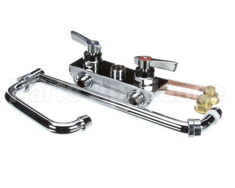 03000465 Glastender Faucet, Backsplash Mount With 18" Double