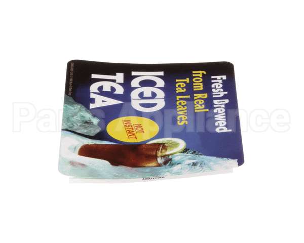 03043.0002 Bunn Decal, Fresh Brewed Iced Tea
