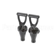 03260.1000 Compatible Bunn Faucetassembly, Plastic Blk 2Pk