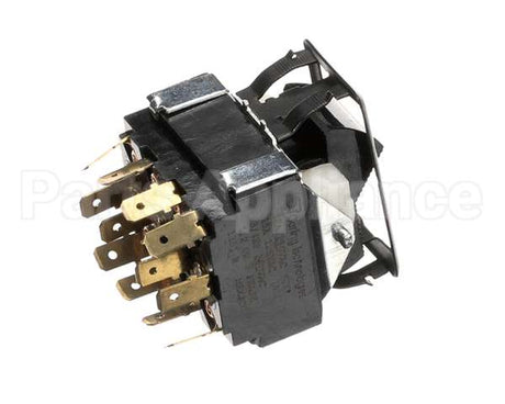 03356.0003 Bunn Switch,4Pdt 250V Blk W/Blk Bzl