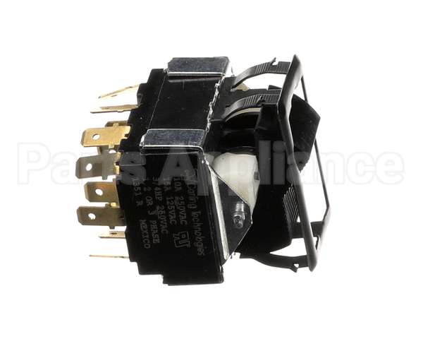 03356.0003 Bunn Switch,4Pdt 250V Blk W/Blk Bzl
