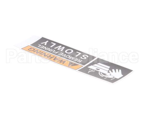 03408.0000 Bunn Decal, Warning-Remove Funnel