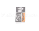 03408.0000 Bunn Decal, Warning-Remove Funnel