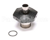035A T&S Brassoutlet W/ Black Heat-Resistant Hand