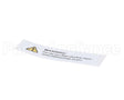 04.IP0368.001 Grindmaster Cecilware """Proposition 65"" Sticker"