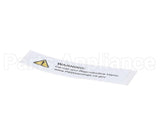 04.IP0368.001 Grindmaster Cecilware """Proposition 65"" Sticker"