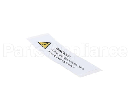 04.IP0368.001 Grindmaster Cecilware """Proposition 65"" Sticker"