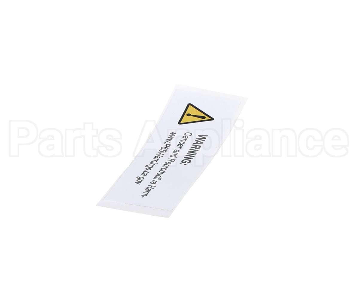 04.IP0368.001 Grindmaster Cecilware """Proposition 65"" Sticker"