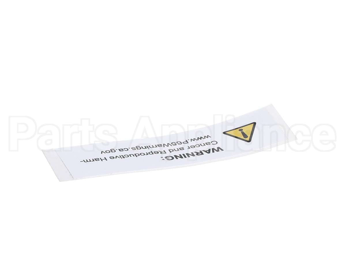 04.IP0368.001 Grindmaster Cecilware """Proposition 65"" Sticker"