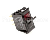 04351.0000 Bunn Switch,On/Off-Blk Red Lens120