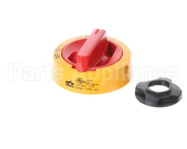 05.30.202.00 Ovention Knob,Red-Yellow,On/Off,Switch
