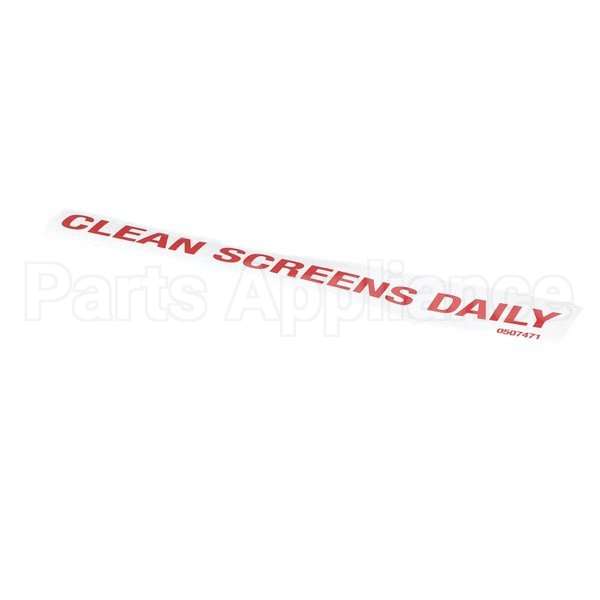 0507471 Compatible Champion Label, Clean Daily
