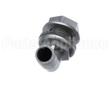 05700-004-30-86 Jackson Bulkhead To 12" Hose Barb Assembly