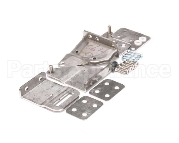 06001376 Glastender Hinge Set And Brackets For Wood Doors, 1
