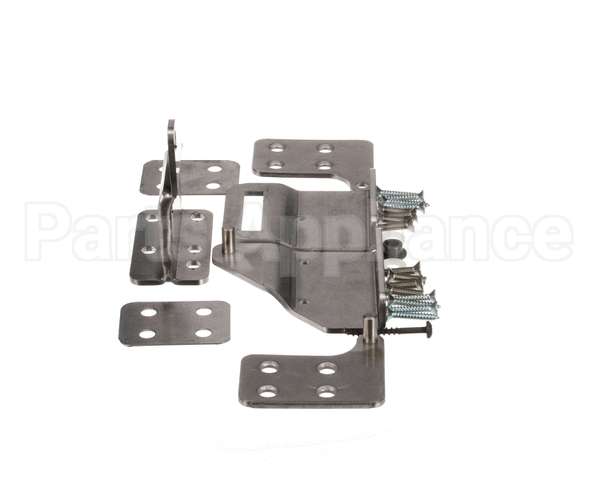 06001377 Glastender Hinge Set And Brackets For Wood Doors, 1