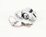 06001536 Glastender Lock, Cooler Door, With Two Keys, Chrome