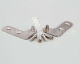 06002510 Glastender Hinge Set, 180 Swing, Set Of