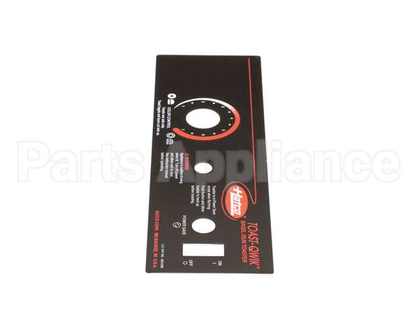 07.01.289.00 Hatco Control Plate,Tq Bagel,No Heat