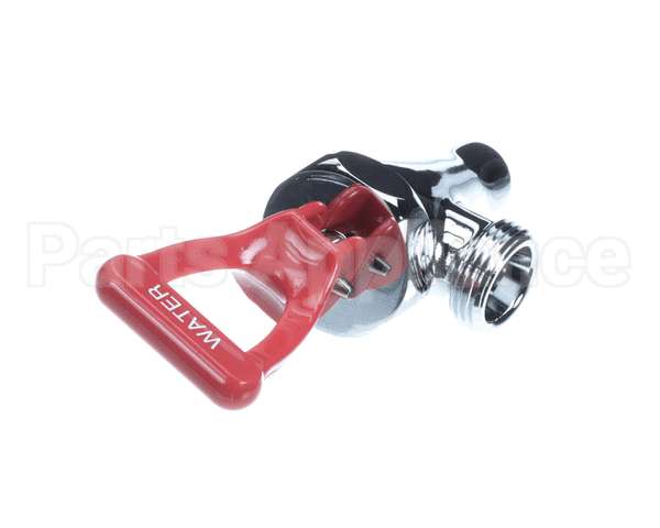07094.0100 Bunn Faucet Assy, Red Hdl Crm Self