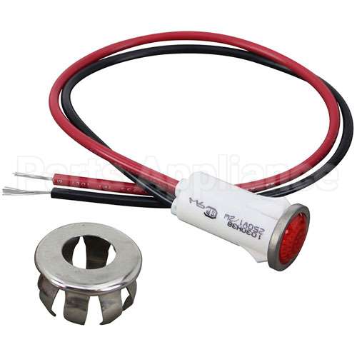 0766-006 Compatible Crescor Signal Light 10" Red 250V
