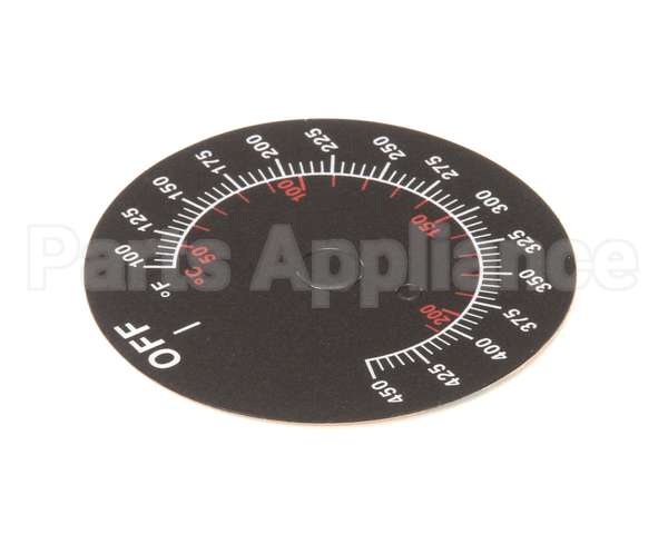 08-5839 Market Forge Label Dial Temp