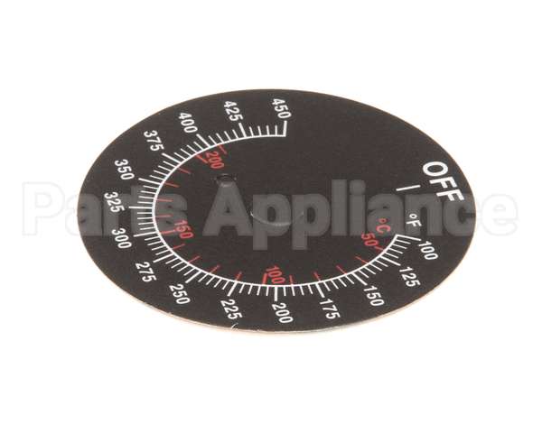 08-5839 Market Forge Label Dial Temp