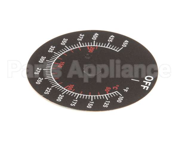 08-5839 Market Forge Label Dial Temp
