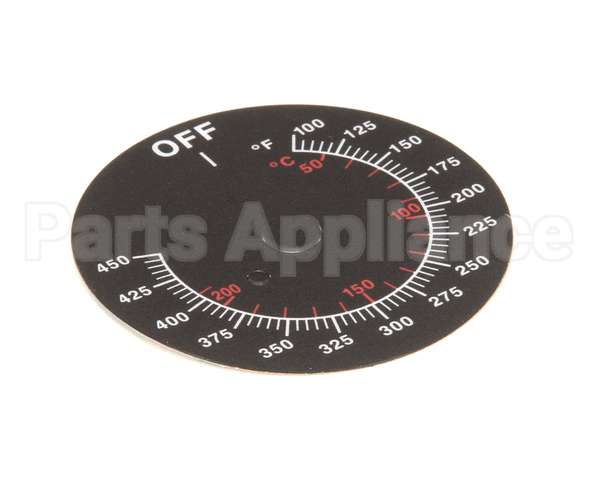 08-5839 Market Forge Label Dial Temp