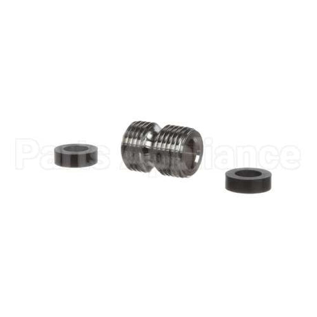 098A T&S Brass 3/4-14Un Male X Male Fitting W/ Hose Was
